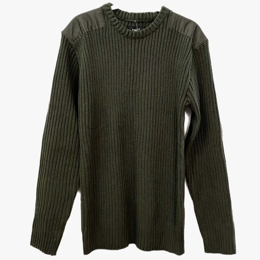 NWT Rue21 Dark Green Crewneck Sweater Men’s Size XXL